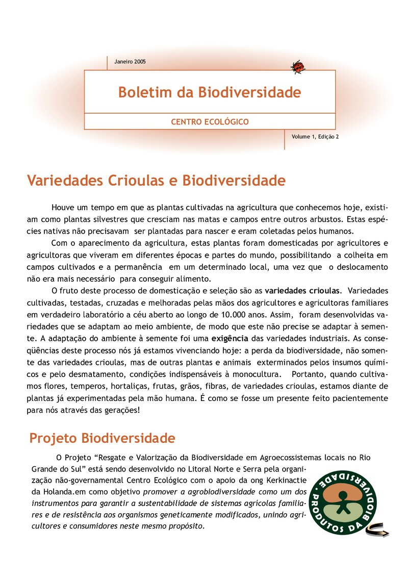 Variedades Crioulas