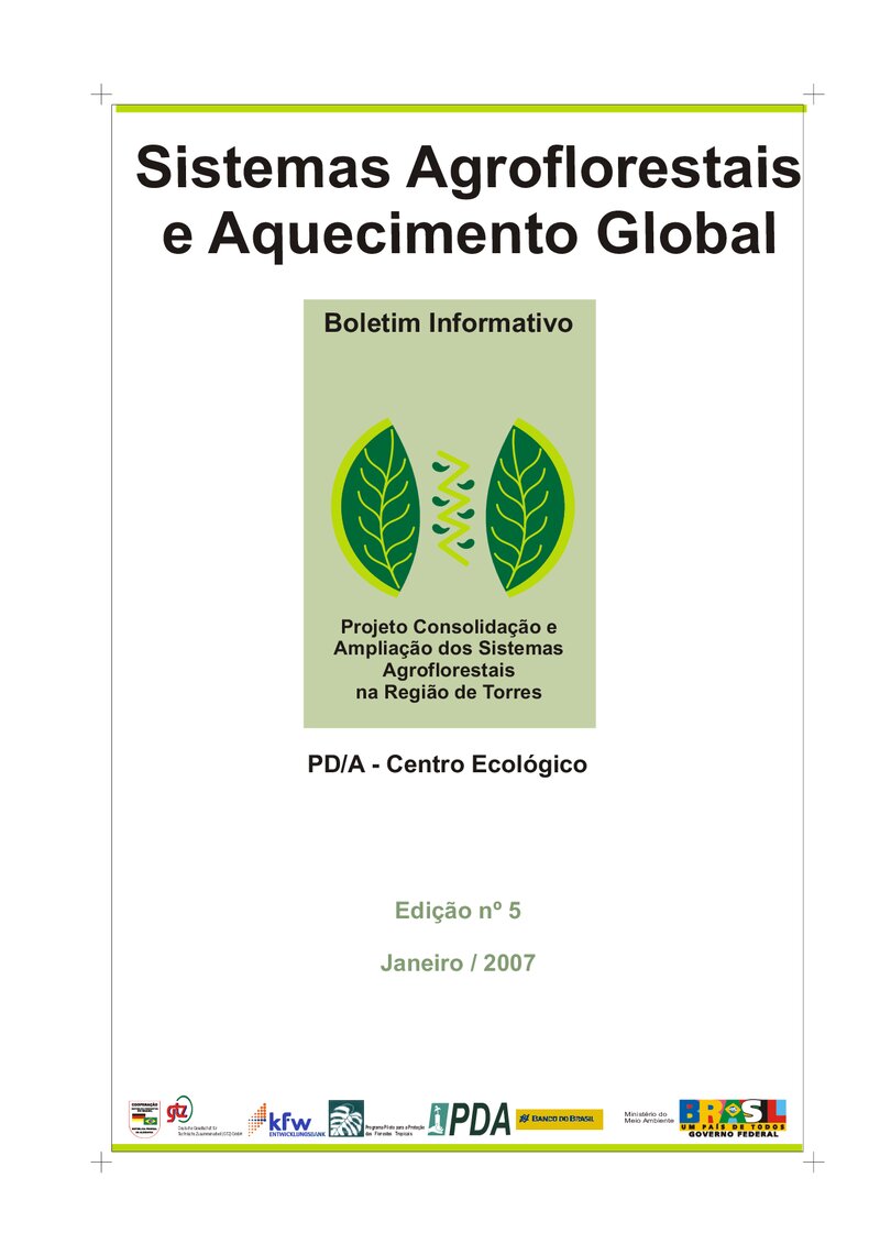 Sistemas Agroflorestais e Aquecimento Global