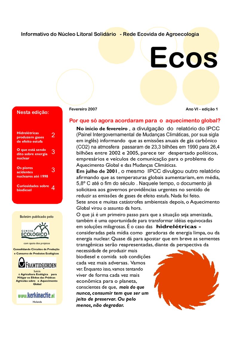 Hidrelétricas, energia nuclear, transgênicos. As  oportunidades do aquecimento global
