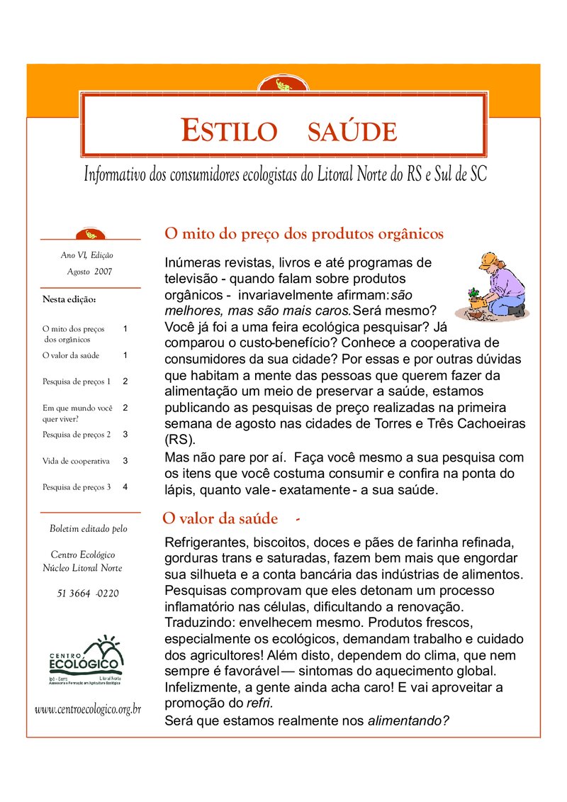 O mito do preço dos alimentos orgânicos