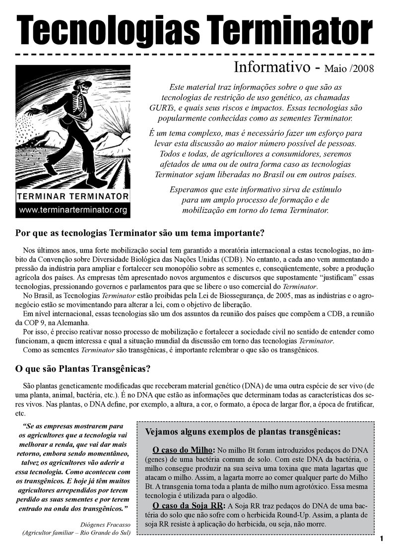 Informativo Terminator